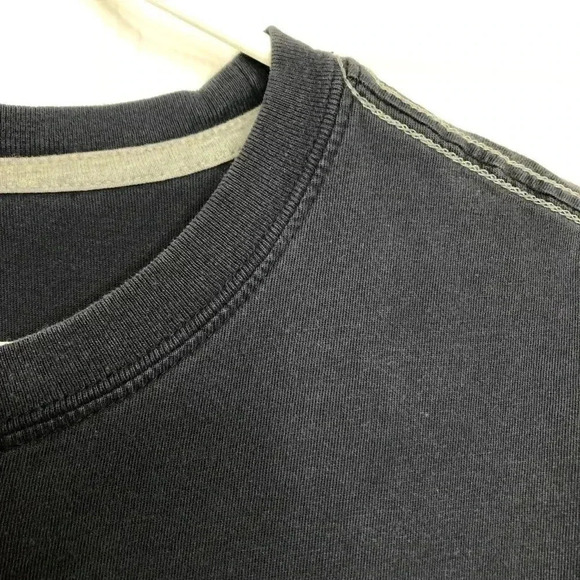 Roots T-Shirt Blue With  Maple Leaf Size Large - Picture 5 of 16